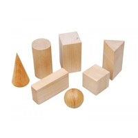 Набор "Тела геометрические" (деревянные) 14штук - fgospostavki.ru - Киров