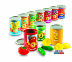 Набор для счета от 1 до 10 "Консервы" - fgospostavki.ru - Киров