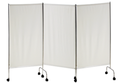 Ширма медицинская из нержавеющей стали на колесах 3 секции - fgospostavki.ru - Киров