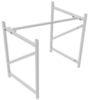 Ферма баскетбольная для щита из оргстекла (1,2х0,9 метра), вынос 0,5 метра - fgospostavki.ru - Киров