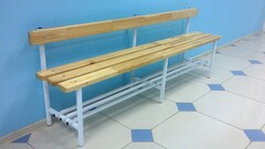Скамья для раздевалок со спинкой (2,5 метра) - fgospostavki.ru - Киров