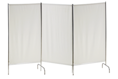 Ширма медицинская из нержавеющей стали без колес 3 секции - fgospostavki.ru - Киров