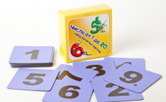 Набор магнитных карточек "Числа от 1 до 20" (фон фиолетовый) - fgospostavki.ru - Киров