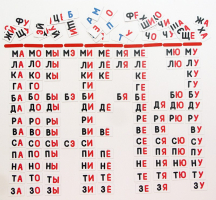 Набор магнитных карточек "Слоговый домик" - fgospostavki.ru - Киров
