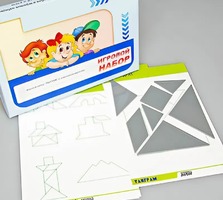 Игровой набор "Танграм" (с комплектом карточек) - fgospostavki.ru - Киров