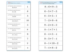 Комплект карточек (10) "Обучающий калейдоскоп. Больше, меньше, равно" - fgospostavki.ru - Киров