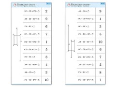 Комплект карточек (10) "Обучающий калейдоскоп. Сложение и вычитание в пределах 10" - fgospostavki.ru - Киров
