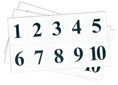 Набор цифр от 1 до 10 (для начальной школы) - fgospostavki.ru - Киров
