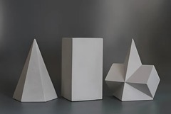 Набор гипсовых геометрических тел (15 штук) - fgospostavki.ru - Киров