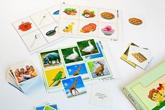 Лото "Иностранный язык" (3 игры, 6 планшетов, 36 карточек, цветные, ламинированные) - fgospostavki.ru - Киров