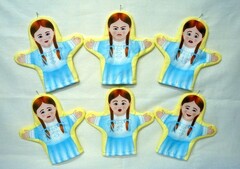 Набор рукавичек "Эмоции (девочки)" 6 штук - fgospostavki.ru - Киров