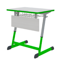 Парта NOMAD одноместная регулируемая по высоте с антивандальной кромкой - fgospostavki.ru - Киров