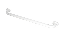 Поручень прямой с антибактериальным покрытием (белый) - fgospostavki.ru - Киров