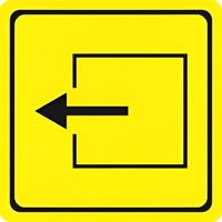 Тактильный знак (выход из помещения) 100х100 - fgospostavki.ru - Киров