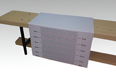 Линейка складная для измерения уровня гибкости на гимнастическую скамейку - fgospostavki.ru - Киров