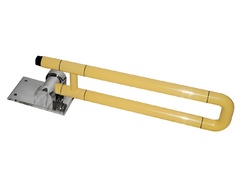 Поручень откидной с антибактериальным покрытием (желтый) - fgospostavki.ru - Киров