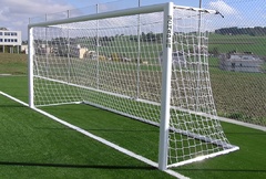 Сетка для футбольных ворот (нить 2,2 миллиметра, 7,5Х2,5Х(1Х2) ячейка 100Х100) - fgospostavki.ru - Киров