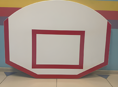 Щит стритбольный тренировочный (влагостойкая фанера), размер 1200х900 миллиметров - fgospostavki.ru - Киров