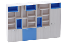 Комплект шкафов Smarty  для кабинета - fgospostavki.ru - Киров