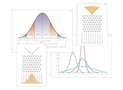 Модель-аппликация "Нормальное распределение (Распределение Гаусса)" (ламинированная) - fgospostavki.ru - Киров