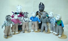 Шагающий театр "Волк и 7 козлят" (9 персонажей) - fgospostavki.ru - Киров