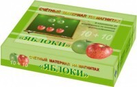Счетный материал на магнитах "Яблоки" - fgospostavki.ru - Киров
