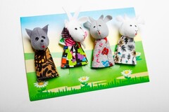 Пальчиковый театр "Волк и козлята" (4 персонажа) - fgospostavki.ru - Киров