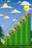 Интерактивная таблица на магнитах "Лесенка для счета" - fgospostavki.ru - Киров