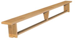 Скамейка гимнастическая (деревянные ножки) (3 м)  - fgospostavki.ru - Киров