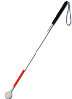 Трость телескопическая графитовая с вращающимся наконечником в виде шара - fgospostavki.ru - Киров