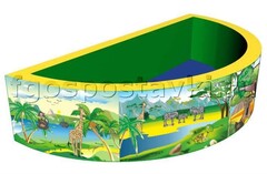 Сухой бассейн полукруглый с шелкографией - fgospostavki.ru - Киров