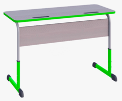 Парта SMARTY KEY двухместная регулируемая по высоте с антивандальной кромкой - fgospostavki.ru - Киров