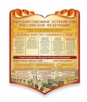 Стенд "Государственное устройство Российской Федерации" Вариант 3 - fgospostavki.ru - Киров