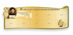 Стенд резной "Из дальних странствий возвратясь" - fgospostavki.ru - Киров