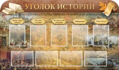 Стенд "Уголок истории" - fgospostavki.ru - Киров