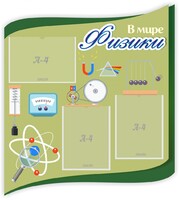 Стенд "В мире физики" - fgospostavki.ru - Киров