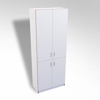 Стеллаж закрытый А-310 ТР ЛДСП  - fgospostavki.ru - Киров