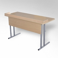 Стол ученический 'Школьник' для кабинета химии с бортиком  - fgospostavki.ru - Киров