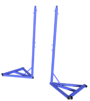 Стойка для бадминтона передвижная без противовеса (без сетки, 2 штуки) - fgospostavki.ru - Киров