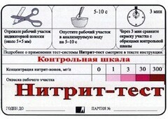 Тест-система "Нитрит-тест" - fgospostavki.ru - Киров