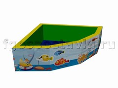 Сухой бассейн угловой с шелкографией - fgospostavki.ru - Киров