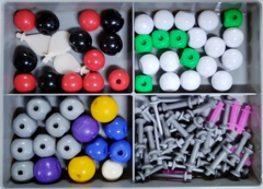 Комплект моделей атомов для составления моделей молекул со стержнями лабораторный - fgospostavki.ru - Киров