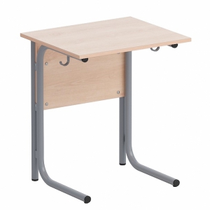 Стол ученический одноместный на круглой трубе - fgospostavki.ru - Киров