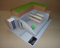 Макет встроенного противорадиационного укрытия (маленький вариант) - fgospostavki.ru - Киров