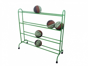 Стеллаж для хранения мячей на колесах - fgospostavki.ru - Киров