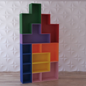 Стеллаж для игрушек "Цветная стройка" - fgospostavki.ru - Киров