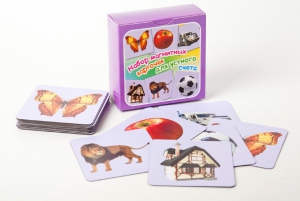 Набор магнитных карточек "Устный счет" (фон фиолетовый) - fgospostavki.ru - Киров