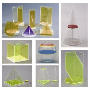 Базовый набор прозрачных геометрических тел с сечениями - fgospostavki.ru - Киров