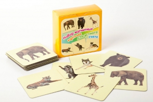 Набор магнитных карточек "Устный счет" (фон желтый) - fgospostavki.ru - Киров