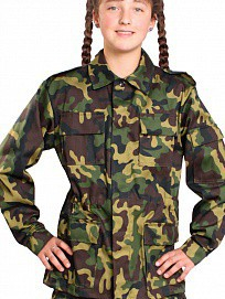 Костюм детский военно-полевой зелёный кмф - fgospostavki.ru - Киров